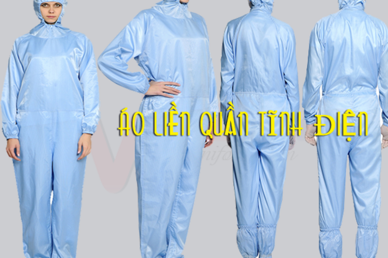 Áo Liền Quần Phòng Sạch